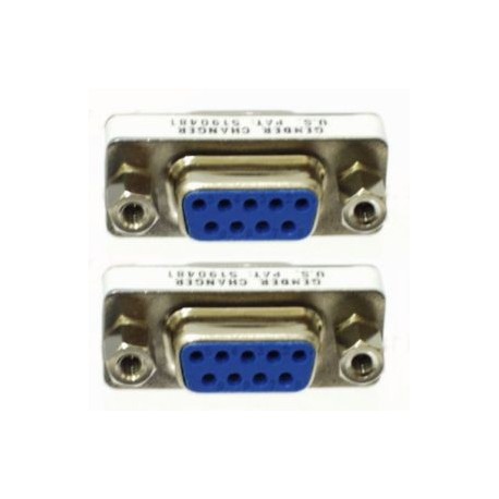 ADATTATORE D-SUB 9 PIN SERIALE FEMMINA-FEMMINA MINI