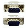 ADATTATORE DB15 VGA MASCHIO / MASCHIO MINI