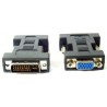 ADATTATORE DB15 VGA FEMMINA A DVI-I 24 5 DUAL LINK MASCHIO