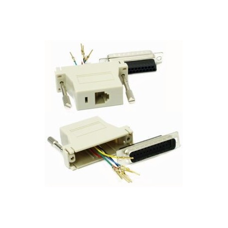 ADATTATORE DB25M/RJ12 F