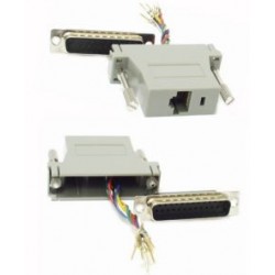ADATTATORE DB25M/RJ45 F