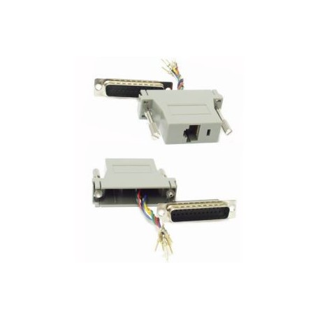 ADATTATORE DB25M/RJ45 F