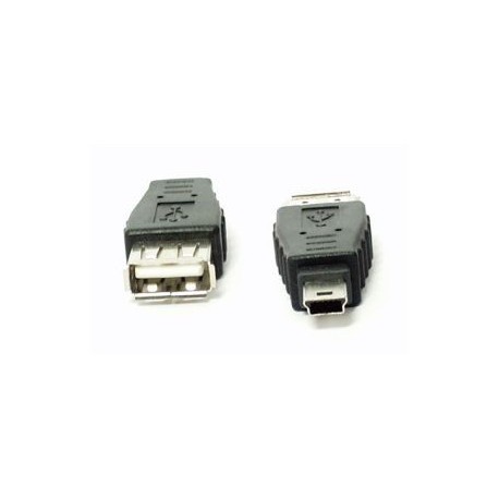 ADATTATORE USB A FEMMINA /MINI USB 5P MASCHIO