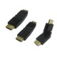 ADATTATORE HDMI 19P M/F RUOTABILE 360°