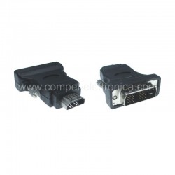 ADATTATORE HDMI FEMMINA A DVI-D MASCHIO SINGLE LINK 18/1 PIN
