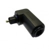 ADATTATORE TOSLINK MASCHIO / FEMMINA 90°