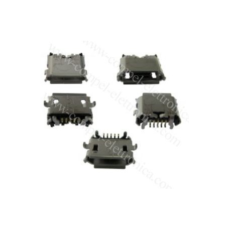 PRESA USB 2.0 MICRO TIPO "B" 5P SMT REVERSE