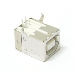 PRESA USB 2.0 90° TIPO "B" SCHERMATA A C.S