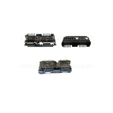 PRESA USB MICRO 3.0 TIPO "AB" 10P VERTICALE SCHERMATA SMT