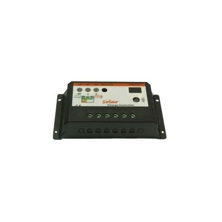 REGOLATORE DI CARICA PWM 12VDC..24VDC 10A PER PANNELLI SOLARI