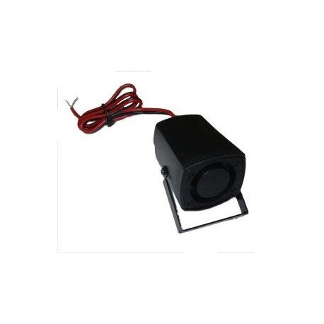 SIRENA PIEZO MINI DA INTERNO 6V..15Vdc 1,5-3,5kHz 107dB 45X40XL60MM