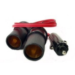 SPINA PER ACCENDISIGARI DUE PRESE ACCENDISIGARI CON LED