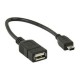 CAVO OTG MINI USB/B MASCHIO AD USB/A FEMMINA