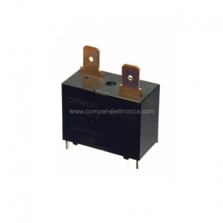 RELÈ G4A-1A-E 24Vdc 20A OMRON 2 CONTATTI FASTON