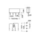 RELÈ SIP 1B05 5Vdc 0,5A SINGLE-IN-LINE 1 CONTATTO N.C. SIL4 PIN