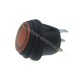 INTERRUTTORE LUMINOSO A BASCULA 10A 12VDC.. 28VDC OFF/ON SPST ARANCIONE