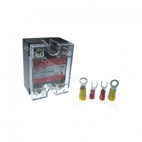 RELÈ 2548ZD3 SSR 4-32Vdc 44-480Vac 25A A MORSETTI