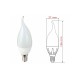 LAMPADA A LED E14 230V 6W 4K CANDELA OPACA A PUNTA