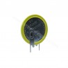 CR 2430 BATTERIA LITIO 3V SALDARE A CIRCUITO STAMPATO 2 PIN VERTICALE