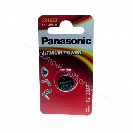 CR 1632 BATTERIA LITIO 3V PANASONIC