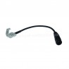 CAVO ADATTATORE A CLIPS 2 PIN X STRISCE LED 10mm E JACK DC 5,5x2,1MM