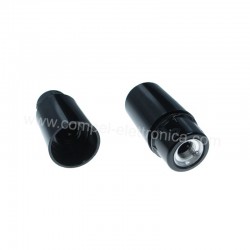 PORTALAMPADA VOLANTE E14 NERO BACHELITE