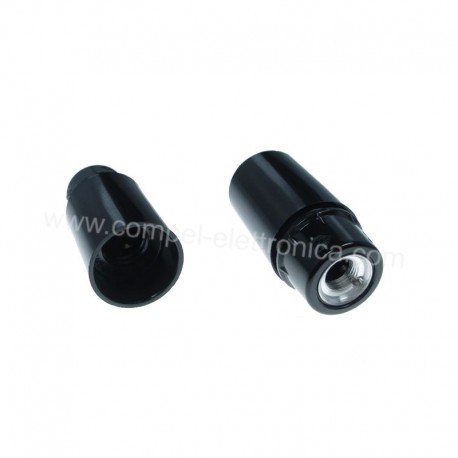 PORTALAMPADA VOLANTE E14 NERO BACHELITE