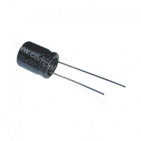 CONDENSATORI ELETTROLITICI 220uF 50V 105°C LOW IMP. 10x13mm