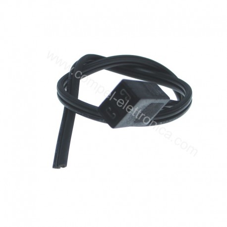 CAVO ALIMENTAZIONE 180° PER VENTOLE 220VAC LUNGO 30CM