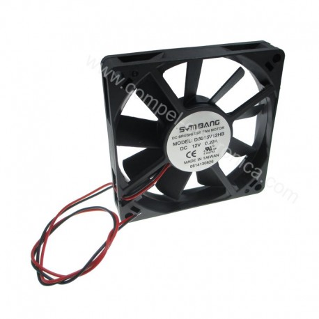 VENTOLE 80X80X15H 12V CUSCINETTI SYM-BAN