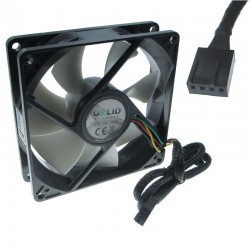 VENTOLE 92X92X25H 12V CUSCIN.PWM SILENT