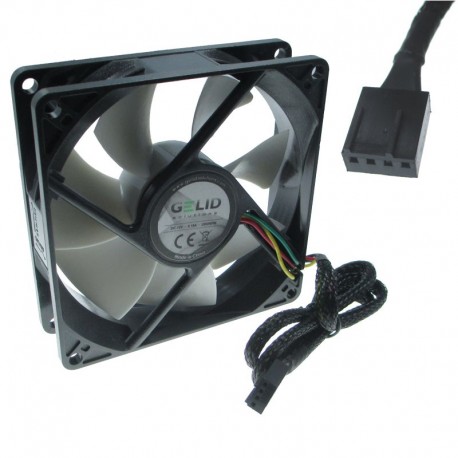 VENTOLE 92X92X25H 12V CUSCIN.PWM SILENT