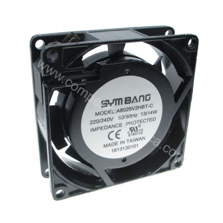 VENTOLE 80X80X25H 220V 13W CUSCINETTI SY