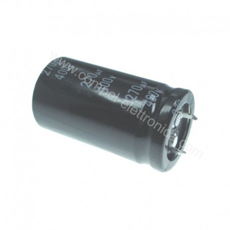 CONDENSATORI ELETTROLITICI SNAP-IN C/S 270uF 400V 25x35mm 105°C