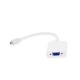 CONVERTITORE DA MICRO HDMI MASCHIO A VGA FEMMINA AUDIO CAVO 15CM BIANCO