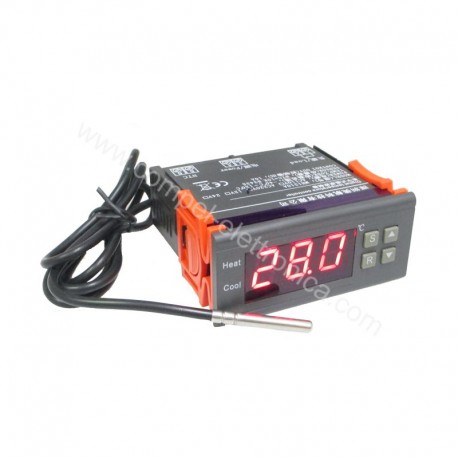 TERMOSTATO DIGITALE MH1210A CON 1 SONDA 220VAC -40°C..120°C CALDO/FREDDO