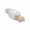 SPINA MODULARE RJ45 CAT5/6 UTP TOOLLESS SENZA UTENSILE A PRESSIONE