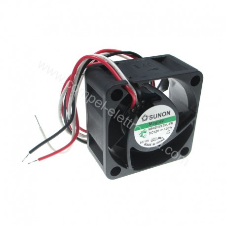 VENTOLE 40X40X20H 12VDC 1,38W A CUSCINETTI TACHIMETRICA SUNON