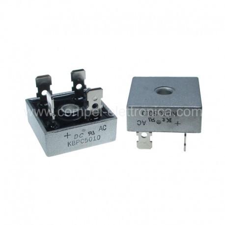 KBPC 5010 PONTE DIODI 50A 1000V COLLEGAMENTI A FASTON 6,3MM