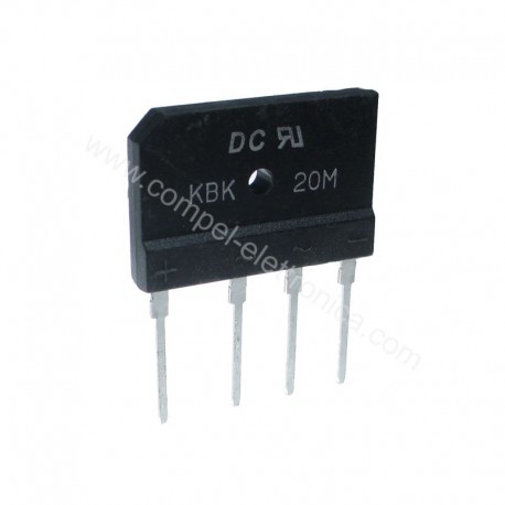 KBK 20M PONTE DIODO 20A 1000V ( //-)
