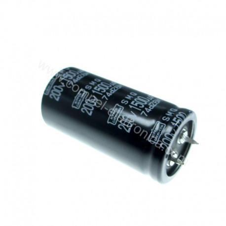 CONDENSATORI ELETTROLITICI SNAP-IN 1500uF 200V LOW IMP. 105°C 35x40mm