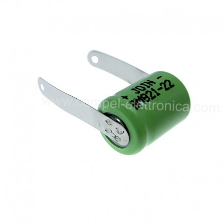 BATTERIA RICARICABILE NI-MH 1/3AAA 1,2V 120/170MA A SALDARE