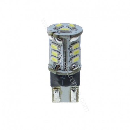 LAMPADINA A LED T10 10-30V 0,8W 6K/15LED