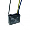 CONDENSATORE DOPPIO 1,5UF / 2,5UF 250Vac IN BOX AVVIAMENTO MOTORI 3 FILI
