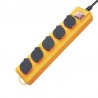 PRESA MULTIPLA 5 PRESE SCHUKO STAGNA IP44 3680W 16A 230VAC BRENNENSTUHL