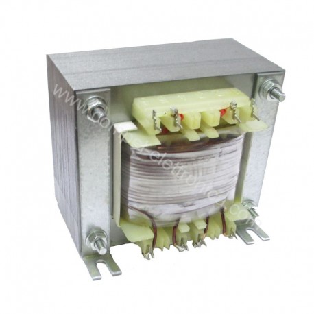TRASFORMATORI 70W 2x12V 230VAC DA PANNELLO DOPPI SECONDARI