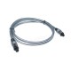 CAVO OTTICO AUDIO DIGITALE TOSLINK MASCHIO MASCHIO 2 MT D. CAVO 5MM