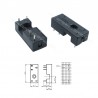 ZOCCOLO PER RELE' MONTAGGIO PCB SERIE RYII 1 SCAMBIO 5 PIN