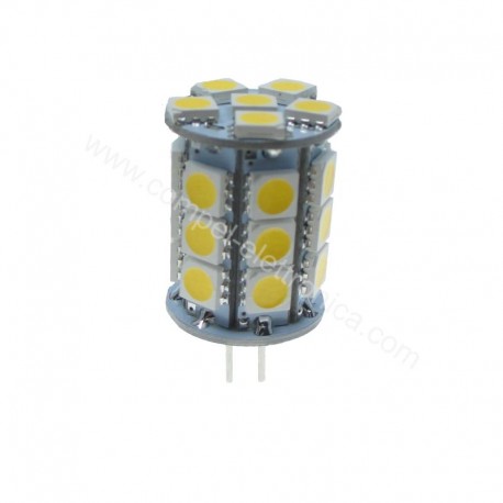 LAMPADINA A LED G4 10-30V 3,5W 4K 27 LED VERTICALE