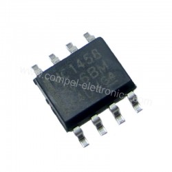 MC 1458D Dual Operational Amplifier SO-8 SMD ST/TEXAS